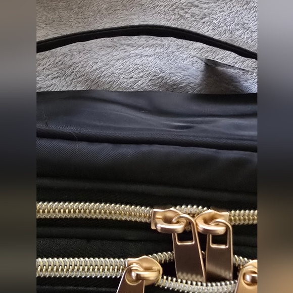 NWT Sonia Kashuk Black Train Case with Gold Accents - Picture 7 of 8